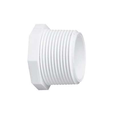 Fittings di tubi in PVC di colore bianco per bagno e modellazione personalizzata