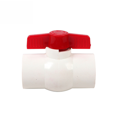 Spessore standard 2 pollici di plastica doppia True Union PVC valvole a sfera con maniglia ABS