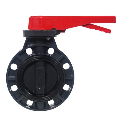 6&quot; di diametro PVC Valvola farfalla in Valvole Acqua sanitaria con sfera PP e materiale PVC