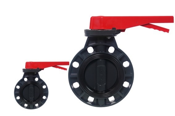 6&quot; di diametro PVC Valvola farfalla in Valvole Acqua sanitaria con sfera PP e materiale PVC