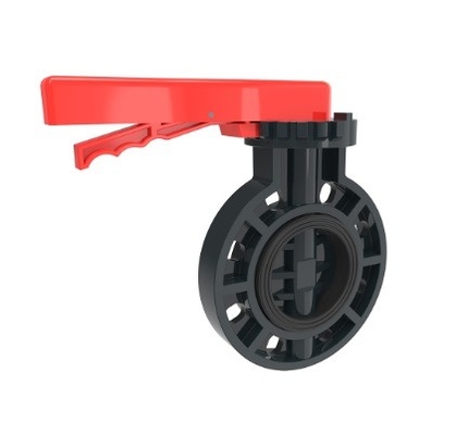 6&quot; di diametro PVC Valvola farfalla in Valvole Acqua sanitaria con sfera PP e materiale PVC