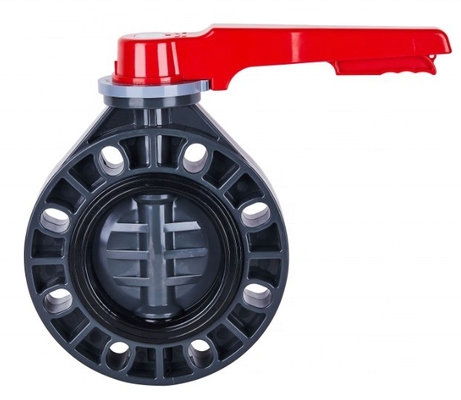 6&quot; di diametro PVC Valvola farfalla in Valvole Acqua sanitaria con sfera PP e materiale PVC