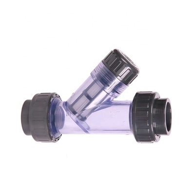 Trasparente 1 pollice PVC Y-Strainer Prodotto da Secondo ASTM/DIN/ASNZ/JIS Standard