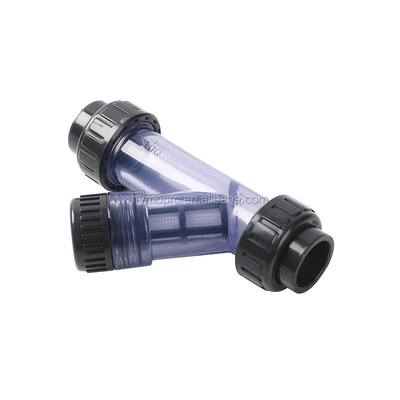 Trasparente 1 pollice PVC Y-Strainer Prodotto da Secondo ASTM/DIN/ASNZ/JIS Standard