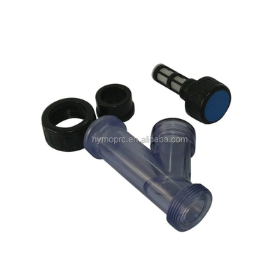 Trasparente 1 pollice PVC Y-Strainer Prodotto da Secondo ASTM/DIN/ASNZ/JIS Standard