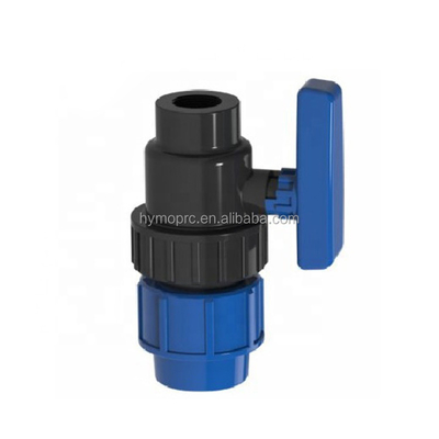 32 mm Colore blu Fittings e valvole di compressione PP per irrigazione Bianco Grigio