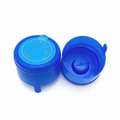 Tappi per bottiglie in PET di preforma da 20 litri con disegno blu scuro e grande volume