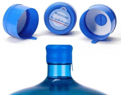 Tappi per bottiglie in PET di preforma da 20 litri con disegno blu scuro e grande volume