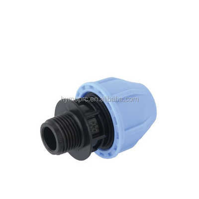 Fittings per tubi di compressione in PE per sistemi di irrigazione agricoli