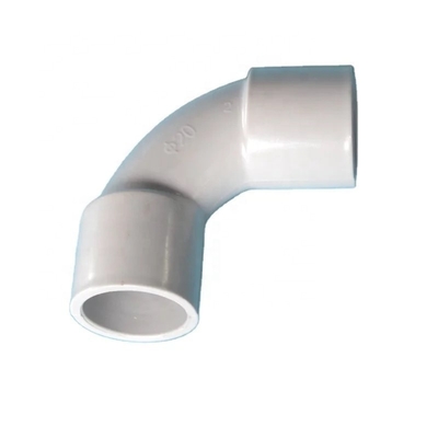 25 mm Bianco PVC Pipe Fitting Condotto DIN Standard per saldatura elettrica