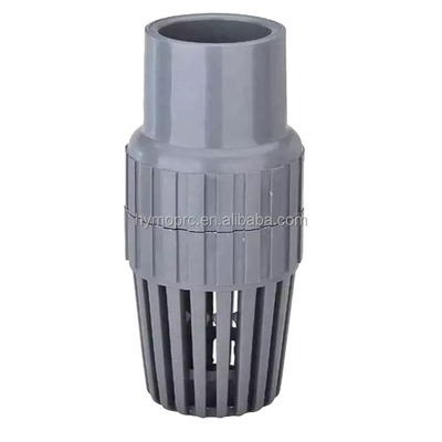 Servizio di lavorazione stampaggio 1 pollice PVC valvole a piedi Valvole di controllo Tipo Grigio bianco