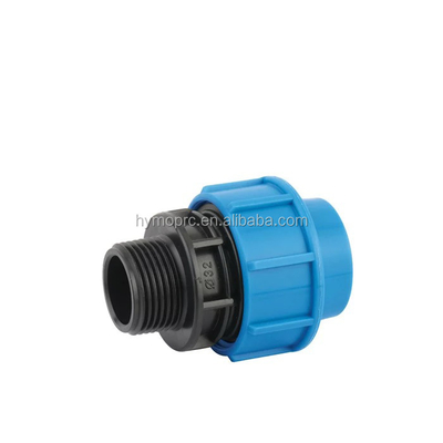 Accoppiamento a rilascio rapido Fittings di compressione in PP Flanella di connessione Testa rotonda 20 mm-400 mm