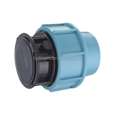 Accoppiamento a rilascio rapido Fittings di compressione in PP Flanella di connessione Testa rotonda 20 mm-400 mm