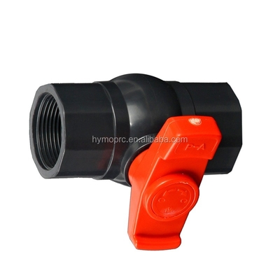 Valvola a sfera in PVC da 2 pollici con maniglia di barca fabbricata secondo gli standard ASTM e DIN Ideale
