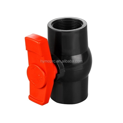 Valvola a sfera in PVC da 2 pollici con maniglia di barca fabbricata secondo gli standard ASTM e DIN Ideale