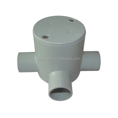 Fittings per condotti in PVC bianco di spessore standard per soluzioni di cablaggio elettrico durevoli