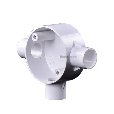 Fittings per condotti in PVC bianco di spessore standard per soluzioni di cablaggio elettrico durevoli