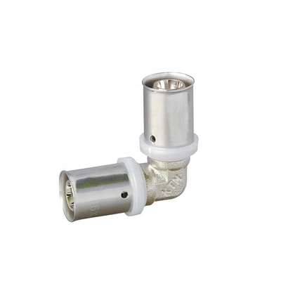 Fittings per presse in ottone PEX AL PEX da 16 mm per collegamenti di tubi d'acqua di lunga durata