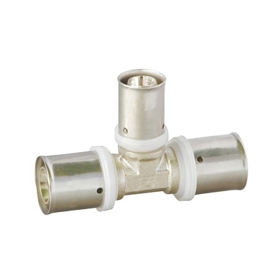 Fittings per presse in ottone PEX AL PEX da 16 mm per collegamenti di tubi d'acqua di lunga durata