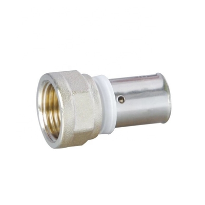 Fittings per presse in ottone PEX AL PEX da 16 mm per collegamenti di tubi d'acqua di lunga durata