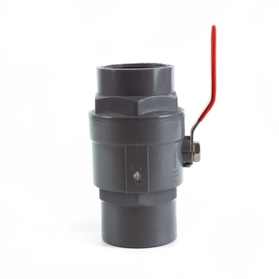 ISO/ASTM Standard ABS Handle PVC Valvola a sfera a due pezzi per e conveniente a Shanghai