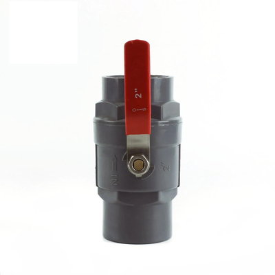 ISO/ASTM Standard ABS Handle PVC Valvola a sfera a due pezzi per e conveniente a Shanghai