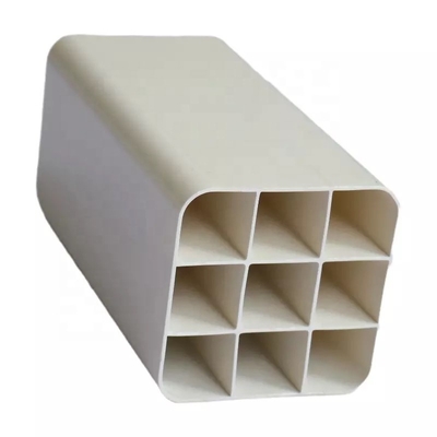 Tubo a ghiaccio a testa quadrata con connessione in PVC 150*100 mm con forma rettangolare su misura