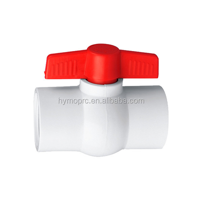 Valvola di irrigazione in plastica 2 pollici di maniglia lunga Valvola a sfera in PVC per la spedizione tempestiva
