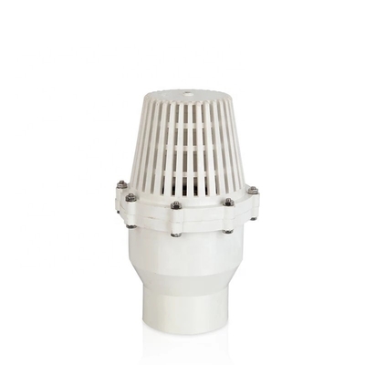 1 pollice di PVC Valvola per piedi Valvola a sfera di colore rosso con colore grigio bianco da parte dei leader del settore