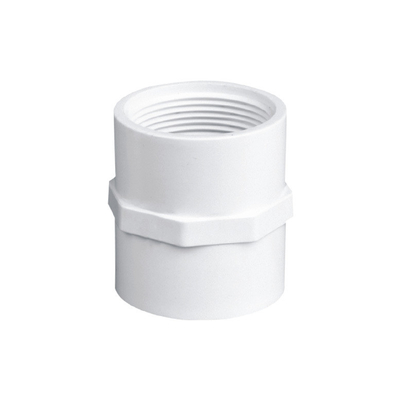 Spessore standard Fitture di tubi in PVC per piscina Testa rotonda bianca NPT BSP BSPT Tipo di filo