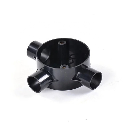 Fornitura d'acqua Fittings di scatole in PVC bianco soddisfa la norma DIN per prestazioni affidabili