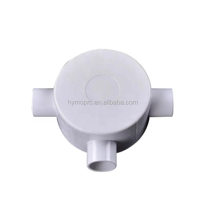 Fornitura d'acqua Fittings di scatole in PVC bianco soddisfa la norma DIN per prestazioni affidabili