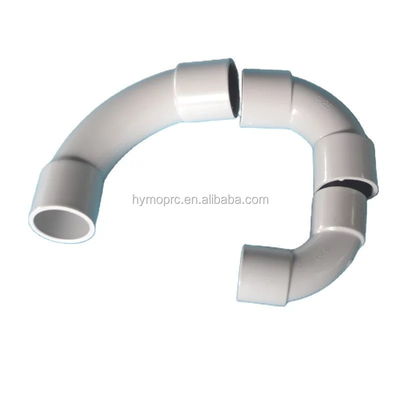 Fittings elettrici in PVC da 20 mm a 25 mm in colore bianco con spessore standard