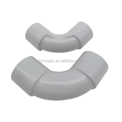 Fittings elettrici in PVC da 20 mm a 25 mm in colore bianco con spessore standard