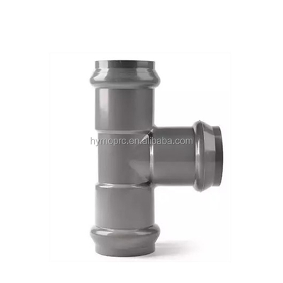 Fittings di plastica in PVC e PN10 conformi alla norma per idraulici progettati in modo efficiente