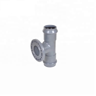 BSPT Thread DIN Standard 110mm Plastic PVC Water Pipe Fittings per le esigenze di approvvigionamento idrico