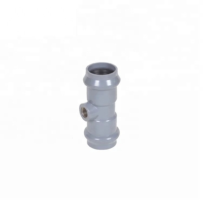 BSPT Thread DIN Standard 110mm Plastic PVC Water Pipe Fittings per le esigenze di approvvigionamento idrico