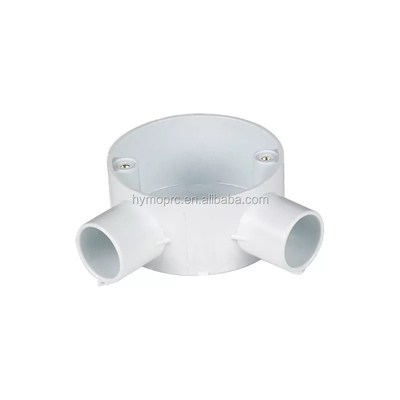 Servizio di stampaggio su misura per tubi e raccordi in PVC di colore bianco secondo lo standard DIN