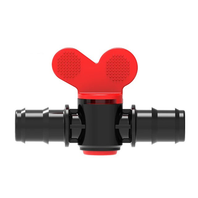 Mini valvola di irrigazione in PP da 16 mm a 20 mm in grigio bianco per la produzione di sistemi di irrigazione a goccia