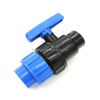 32 mm Colore blu Fittings e valvole di compressione PP per irrigazione Bianco Grigio