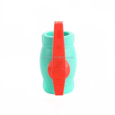 Valvole a sfera PPR in colore verde per OEM ODM Valvole di controllo DIN8077 8078