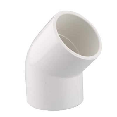 PVC Pipe di idraulica Tees Bianco colore ASTM D1785 Standard 3 Way Elbow Pipe Fittings per OEM