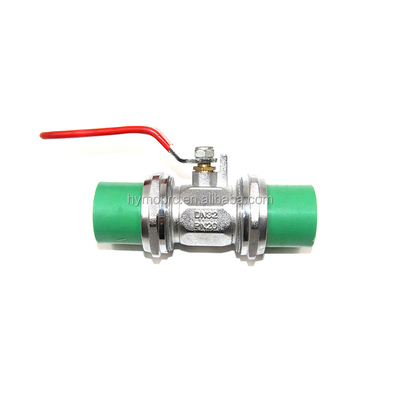 Valvola a sfera di 32 mm PPR fabbricata da PPR Valve e Standard ASTM/DIN/ASNZ/JIS OEM