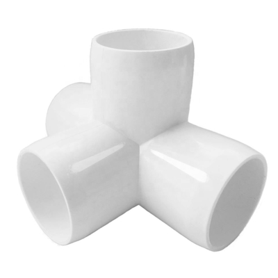 Fittings per tubi in PVC bianco da 2 pollici standard ASTM D1785 per approvvigionamento idrico e durevole