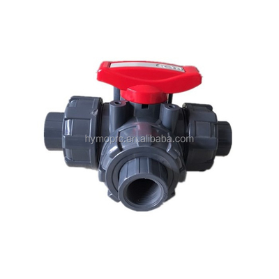 Servizio di lavorazione stampaggio PP sfera 3 Way Valve 1,5 pollici per plastica piscina