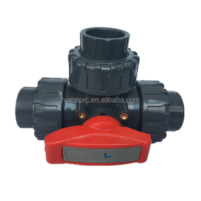 Iso Spessore Divertitore industriale 3 Way PVC 2 pollici Valvola con terminali di filo di presa OEM Sì