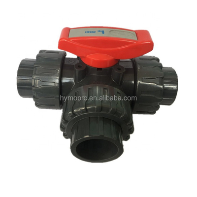 Servizio di lavorazione stampaggio PP sfera 3 Way Valve 1,5 pollici per plastica piscina