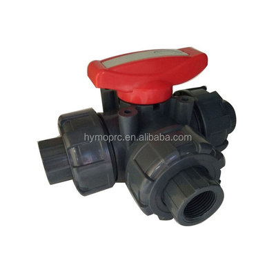 Servizio di lavorazione stampaggio PP sfera 3 Way Valve 1,5 pollici per plastica piscina
