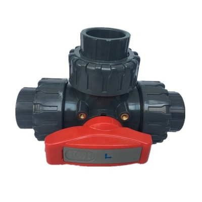 Servizio di lavorazione stampaggio PP sfera 3 Way Valve 1,5 pollici per plastica piscina