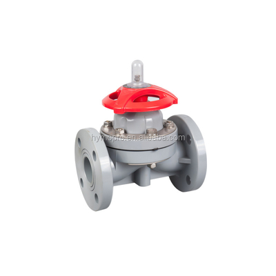 10 anni di esperienza nella produzione di PVDF Socket Double Union Pneumatic Diaphragm Valve
